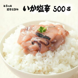 いか塩辛 たっぷり 500g (500g×1袋）業務用 大容量 冷凍 イカの塩辛 珍味 おつまみ ご飯のお供 晩酌 父の日 いか イカ ギフト ご褒美 お酒の肴 送料無料