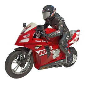 倒れない バイク ラジコン 子ども かっこいい 大迫力 操作が簡単 日本語説明書付 大型 巨大 RC 室内 室外 レッド ブルー 赤 青 絶対喜ぶ 子供 ラジコン おもちゃ キッズ 小学生 男の子 誕生日 クリスマス プレゼント 贈り物 人気 HC801