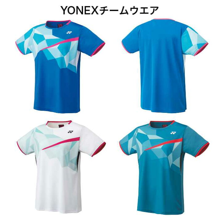 ヨネックス ウェア 注目 YONEX レディース ゲームシャツ ブラストブルー ホワイト ティールブルー S〜XO 20668  ラケットショップ ウイング