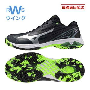 �o�h�~���g���V���[�Y �~�Y�m �E�G�[�u�N���[4WIDE 71GA264403 �u���b�N/�O���[�� 23.0�`28.5cm 4E mizuno badminton shoes �y�����z�B�z