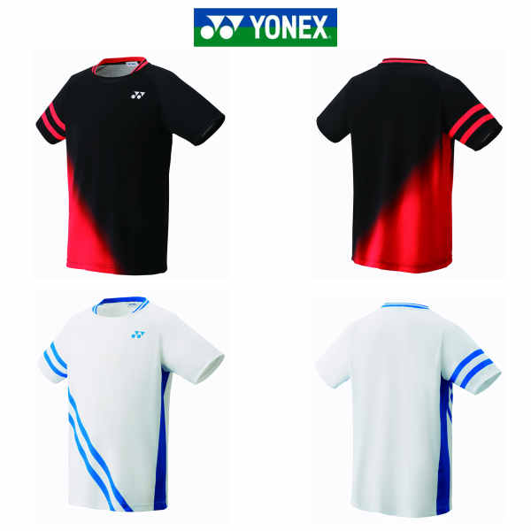 ヨネックス ゲームシャツ フィットスタイル 10324Y ブラック ホワイト M L O NTT東日本モデル 限定品 | ラケットショップ　ウイング