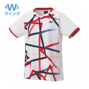 ヨネックス ウエア 20893 YONEX テニス ソフトテニス バドミントン ユニフォーム レディース レギュラー ゲームシャツ ホワイト ネイビーブルー ティ?ルブルー S M L O XO