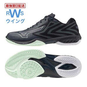 �y�ŋ������z���z �o�h�~���g���V���[�Y �~�Y�m �E�F�[�u�N���[EL2���C�h 71GA258465 ���C�g�O���[/�z���C�g/�O���[�� 22.5�`28.5cm 4E mizuno badminton shoes �y�����z�B�z