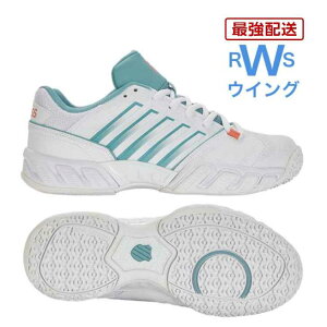 【最強翌日配送】 ケースイス K-SWISS テニスシューズ オムニクレー 硬式テニスシューズ レディース ビッグショット ライト 4 オムニ ウイミン KS97010109WT 【翌日配達】