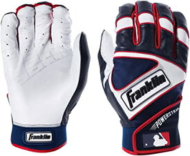 フランクリン　バッティング手袋　両手セット　パワーストラップ　パール×ネイビー　野球　Franklin　Batting Glove　POWERSTRAP　TRADITIONAL　PEARL/NVY　BASEBALL　20462