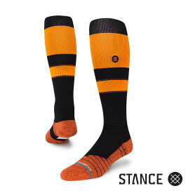 スタンス 野球ソックス オレンジ×ブラック ストライプ STRIPES OTC 2023【UNISEX】ORANGE/BLACK MLB公認 野球専用ソックス 野球 ソフトボール STANCE A759A23STR-ORB