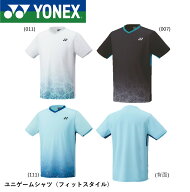 【最短出荷】ヨネックス YONEX ウエア ユニゲームシャツ（フィットスタイル） 10604 バドミントン・テニス