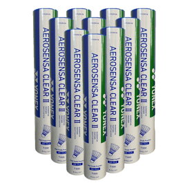 【最短出荷】【10ダース】バドミントン専門店会限定シャトル YONEX ヨネックス シャトル エアロセンサクリア2 　AS-CL2