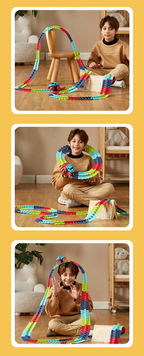 楽天市場】【46pcs 】知育玩具 車 おもちゃ レール ミニカー 電動 ビルディングブロック 立体パズル DIY 組立自由 子供 人気 子ども誕生日  お歳暮 クリスマスプレゼント 入園祝い 男の子 女の子 2345歳 送料無料 : Ｒ'ｓ ｚａｋｋａ [Maidisly]磁石式電車セット 反重力接着 自由組み立て 立体コース 知育玩具 男の子女の子プレゼント ギフト USB充電式