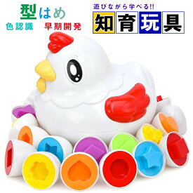 【12点セット】モンテッソーリ 知育玩具 おもちゃ マッチングエッグ はめこみ 形合わせ 型はめパズル 形認識 カラー認識 卵鶏 早期教育玩具 知育おもちゃ エッグパズル カラフル 教具知育 学習 幼児 指先訓練 人気プレゼント 女の子男の子1歳2歳幼児 贈り物ギフト