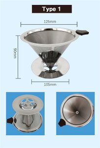 【紙フィルター不要!】コーヒードリッパー ペーパーレス フィルター不要 ステンレス コーヒードリップ コーヒー フィルターペーパー 不要 ステンレスフィルター アウトドア 食洗機対応 1-