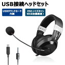 有線ヘッドホン USB接続 サウンドカード ノイズキャンセリング マイク付き ゲーミングヘッドセット 高音質 ヘッドフォン 遮音性抜群 パソコン ゲーム テレワーク 仕事 在宅勤務 オンライン授業 WEB 会議 ZoomTeams ビジネス ボイスチャット