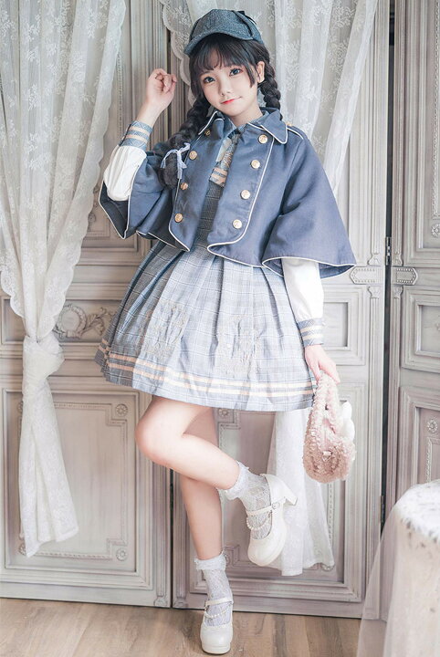 楽天市場】ワンピース ロリータ 長袖 制服 コスプレ ロリータ 探偵 