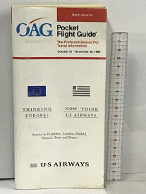 【中古】洋書 Visit www.oag.com North America OAG Pocket Flight Guide U・S AIRWAYS 1999 Nov 飛行機 時刻表