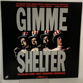 【中古】102 LD 洋楽 ザ・ローリング・ストーンズ ギミー・シェルター ポリドールビデオ レーザーディスク