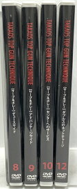 【中古】TAKAOS TOP GUN TECHNIQUE 不揃い 8・9・10・12巻 Real Style サーブ&ボレー 鈴木貴男 DVD 4枚組セット
