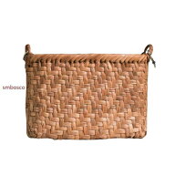 高級品 山葡萄かごバッグ 網代編み ショルダーバッグ クラッチバッグ 山ぶどう籠 巾着 丈夫 お洒落 やま…