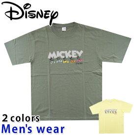 ★メール便送料無料★ ディズニー 半袖 Tシャツ メンズ 2277-0500B ミッキー マウス Disney グッズ