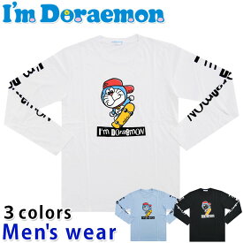★メール便送料無料★ ドラえもん 長袖 Tシャツ メンズ DR1251-11A アニメ プリント ネコ マンガ グッズ