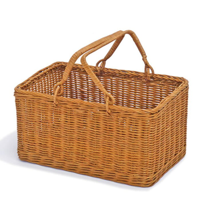 楽天市場 ラッセル 籐のかごバスケット M No 618 収納 収納かご 収納バスケット インドネシアラタン 容量約8l 籐かご ラタンバスケット カフェ雑貨 かごのお店ラッセル