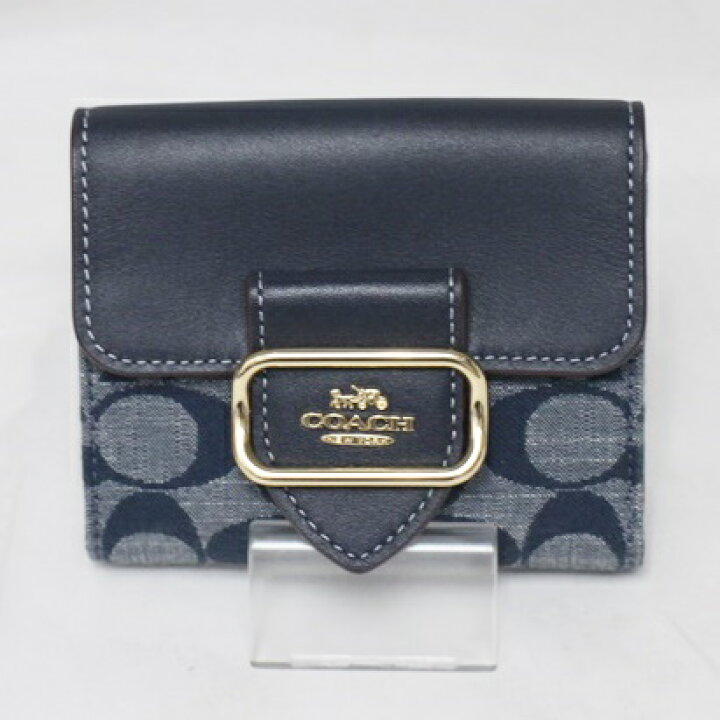楽天市場】【中古】【COACH】コーチ 三つ折り財布 CH151 シグネチャー