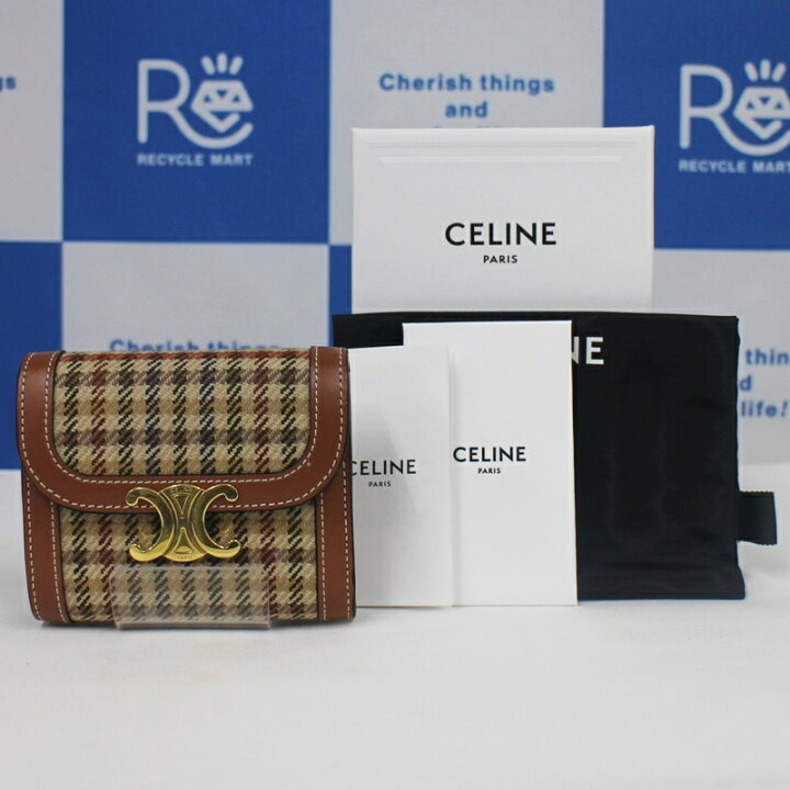 楽天市場】【中古】【CELINE】セリーヌ スモール トリオンフ 