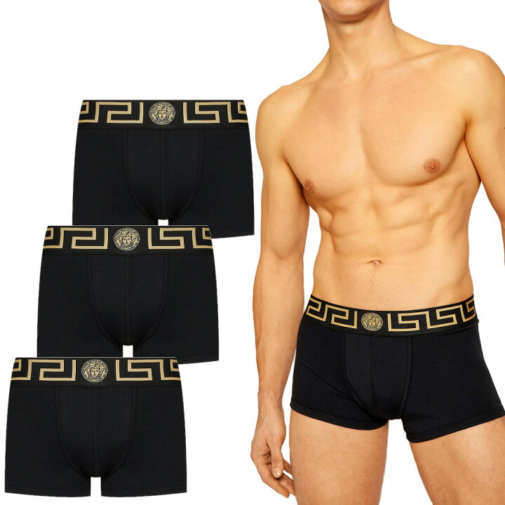 楽天市場】3 VERSACE ヴェルサーチ AU10326 A232741 ブラック アンダー 