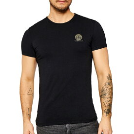 7 VERSACE ヴェルサーチ AUU01005 A232741 ブラック メデューサ 半袖 Tシャツ