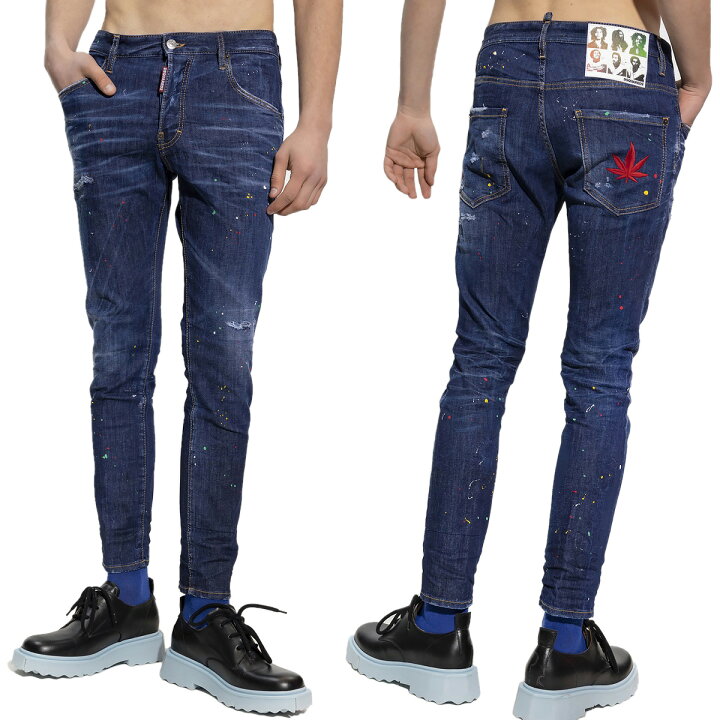楽天市場】DSQUARED2 ディースクエアード S71LB1165 S30789 インディゴ 