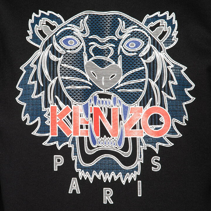楽天市場 7 Kenzo ケンゾー Fa55sw1664xo ブラック タイガー プルオーバー パーカー フーディー セレクトショップneo 楽天市場店