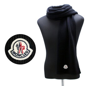 123 MONCLER モンクレール 0000800 04957 ブラック マフラー SCIARPA