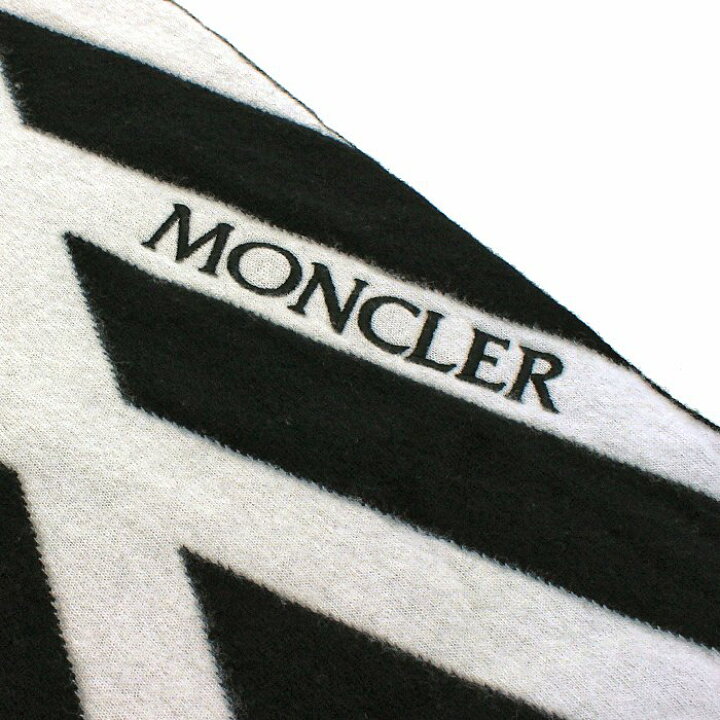 楽天市場】139 MONCLER モンクレール 3C00005 M1299 ブラック×ホワイト  