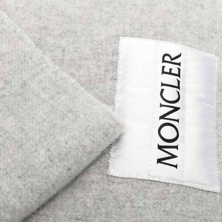 楽天市場】153 MONCLER モンクレール 3C00018 A0152 グレー マフラー  
