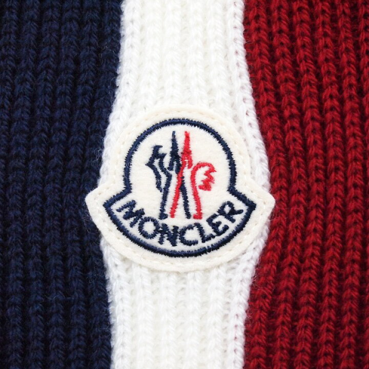 楽天市場】69 MONCLER モンクレール 0002600 02292 ネイビー マフラー  