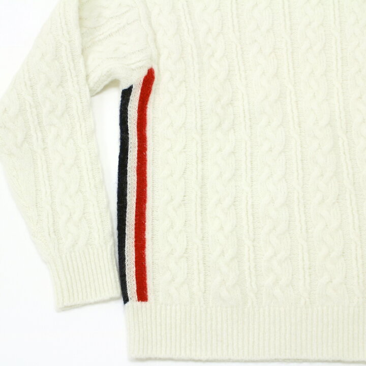 楽天市場】33 MONCLER モンクレール 9C00008 M1211 ホワイト セーター 