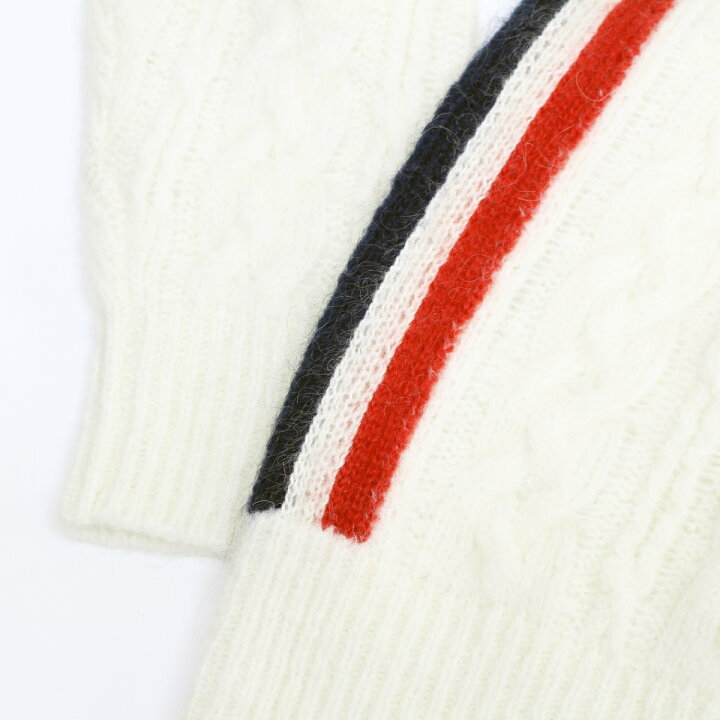 楽天市場】33 MONCLER モンクレール 9C00008 M1211 ホワイト セーター 