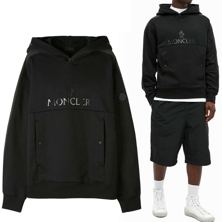 楽天市場】50 MONCLER モンクレール 8G00025 899FL ブラック パーカー  