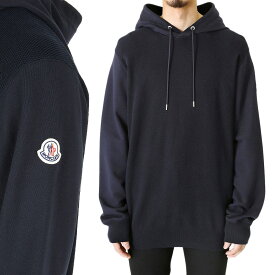 54 MONCLER モンクレール 9C00019 V9168 ネイビー ロゴ パーカー フーディ スウェット