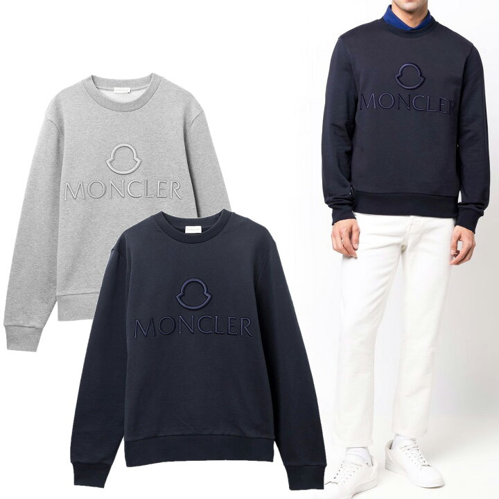 楽天市場】42 43 MONCLER モンクレール 8G00049 809KR ロゴ スウェット 
