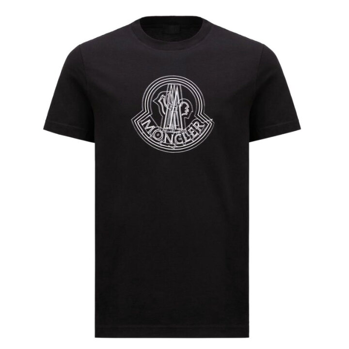 楽天市場】195 MONCLER モンクレール 8C00028 89A17 ブラック Tシャツ 