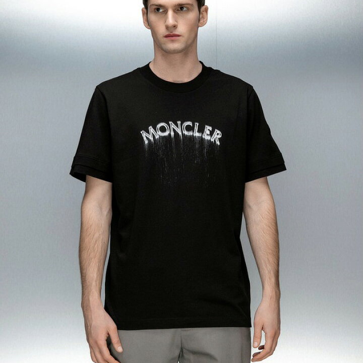 楽天市場】197 MONCLER モンクレール 8C00002 89A17 ブラック Tシャツ 