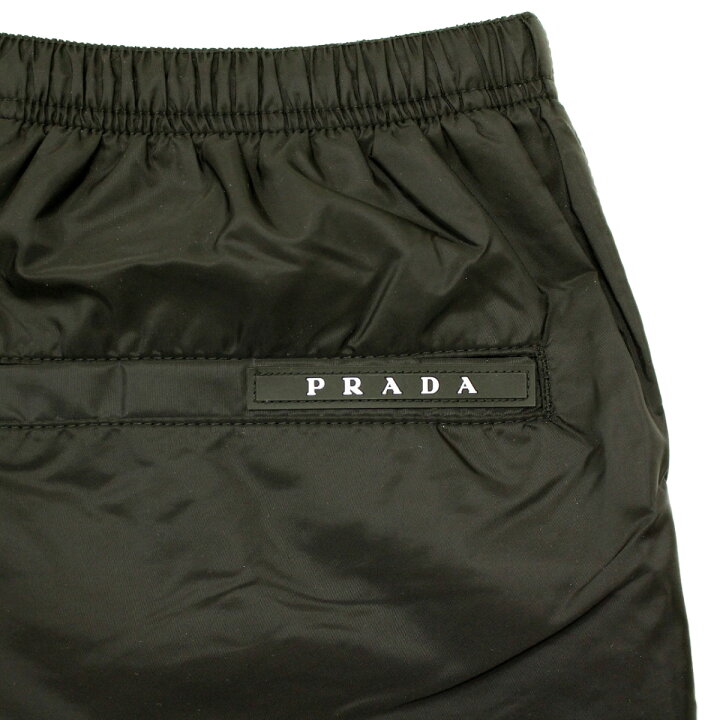 楽天市場】3 PRADA プラダ UB354 1WQ9 F0002 ブラック 海パン 水着  