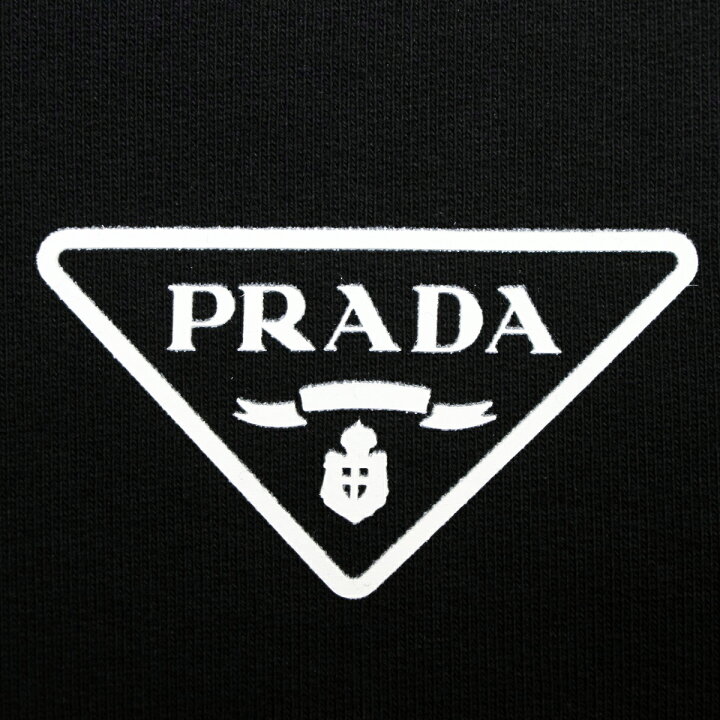 楽天市場】2 PRADA プラダ UJL20A 10UF F0002 ブラック ロゴ パーカー  
