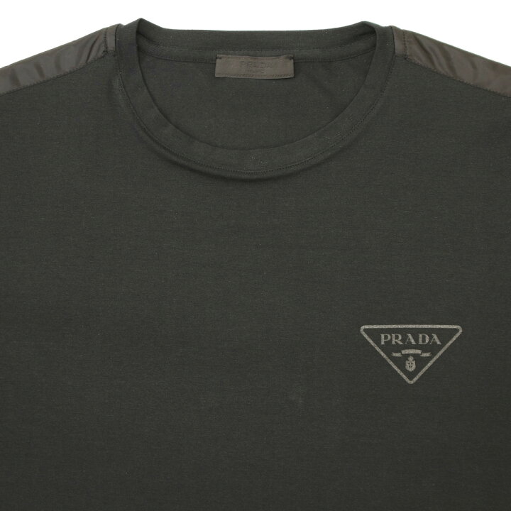 楽天市場】2 PRADA プラダ UJN880 1U1R ブラック Tシャツ カットソー 
