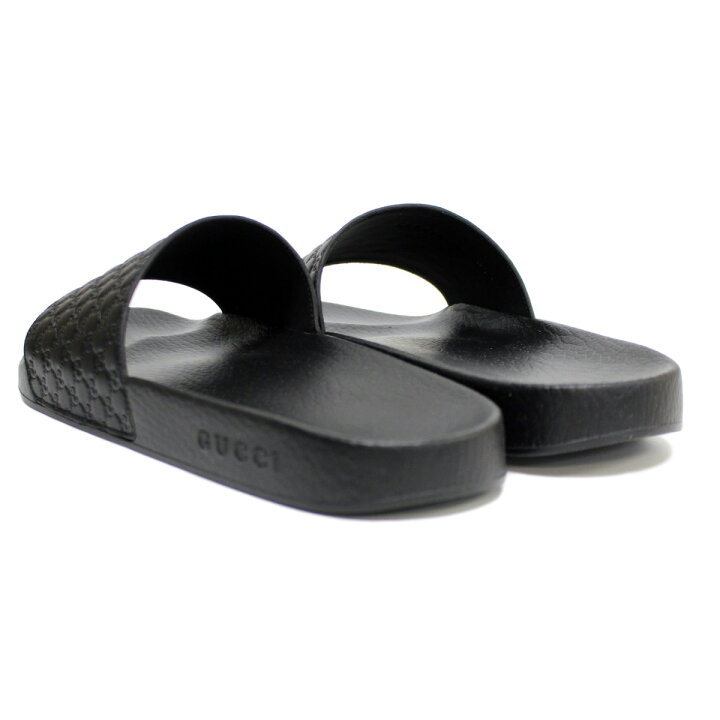 楽天市場】10 GUCCI グッチ 567115 BMJ00 ブラック サンダル size 8 