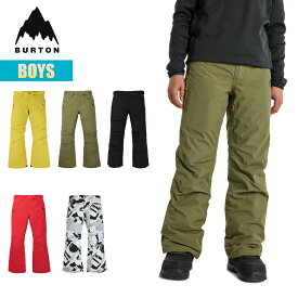 バートン スノーボードウェア キッズ パンツ 23-24 Burton ボーイズ バーンストーム W24JP-205521 Boys Barnstorm Pant 2L 2レイヤー スノーボードパンツ スノーウェア スノーパンツ スノボ 子供 男の子 120 130 140 150 2022-2023 正規品