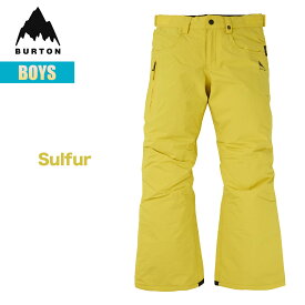 バートン スノーボードウェア キッズ パンツ 23-24 Burton ボーイズ バーンストーム W24JP-205521 Boys Barnstorm Pant 2L 2レイヤー スノーボードパンツ スノーウェア スノーパンツ スノボ 子供 男の子 120 130 140 150 2022-2023 正規品