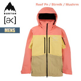 バートン スノーボードウェア メンズ ジャケット 23-24 Burton [ak] ゴアテックス スウォッシュ W24JP-100011 Mens [ak] GORE-TEX Swash Jacket スノーボードジャケット スノーウェア スノージャケット 2023-2024 正規品