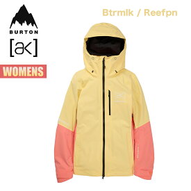 バートン スノーボードウェア レディース ジャケット 23-24 Burton [ak] ゴアテックス 2レイヤー アップシフト W24JP-212821 Womens [ak] GORE-TEX 2L Upshift Jacket ウィメンズ スノーウェア スノージャケット 2023-2024 正規品