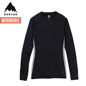 【お買い物マラソンP10倍】バートン ベースレイヤー レディース トップス 23-24 Burton ウィメンズ ミッドウェイト エックス クルー W24JP-221951 Womens Midweight X Base Layer Crew スノーボードウェア ファーストレイヤー インナーウェア 2023-2024 正規品